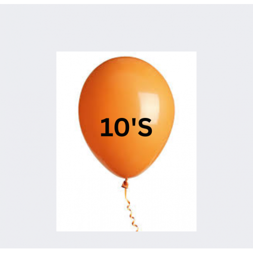 BALLOON PLAIN ORANGE 10'S BALLOON PLAIN ORANGE 10'S